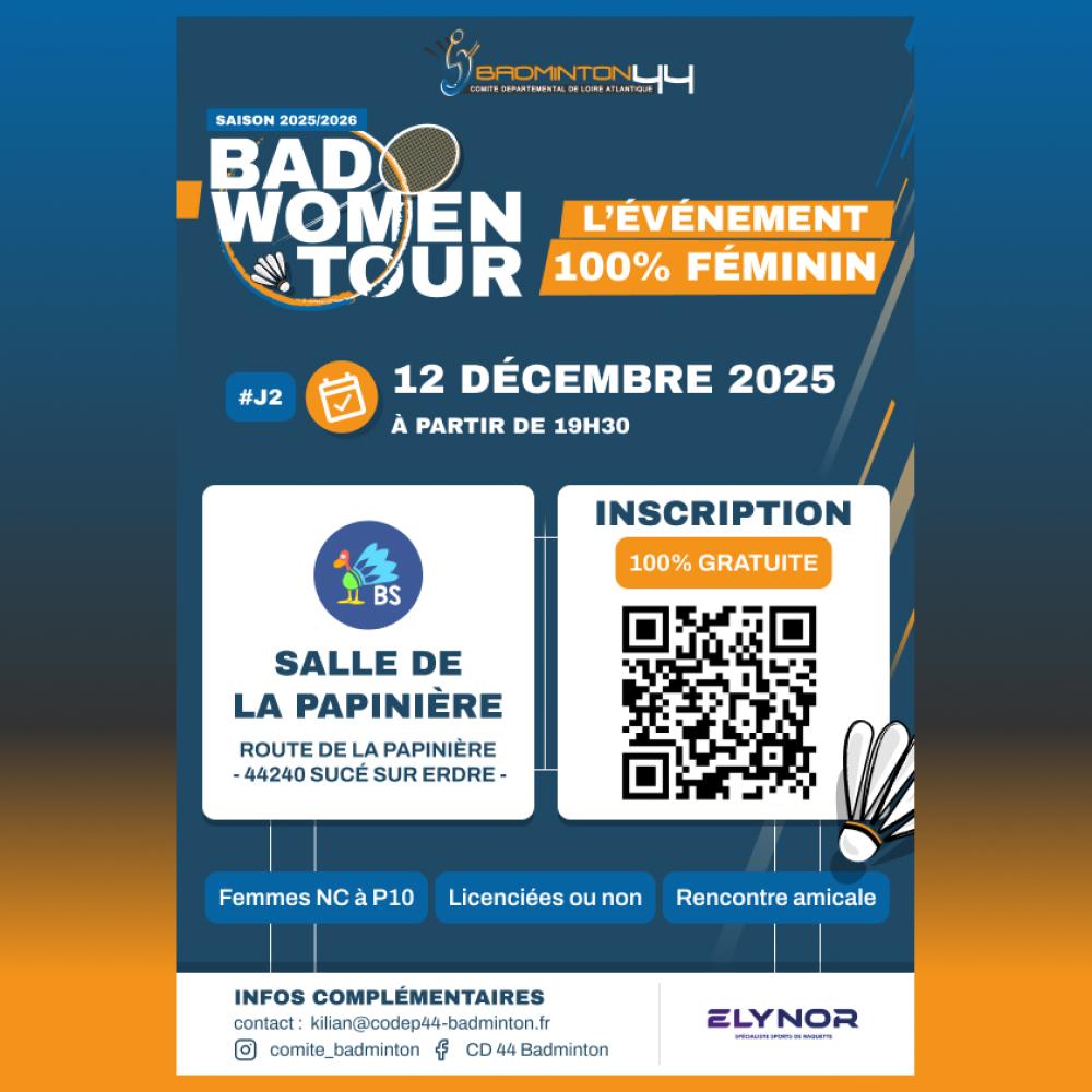 Bad Women Tour 2025-2026 - n°2 : Sucé sur Erdre